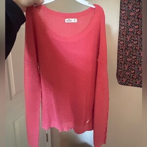 pink sweater size medium